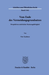 Vom Ende des Vermeidungsgrundsatzes - Vito Tamburo