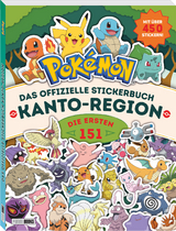 Pok&eacute;mon: Das offizielle Stickerbuch Kanto-Region - Die ersten 151 -  Panini,  Pok&eacute;mon