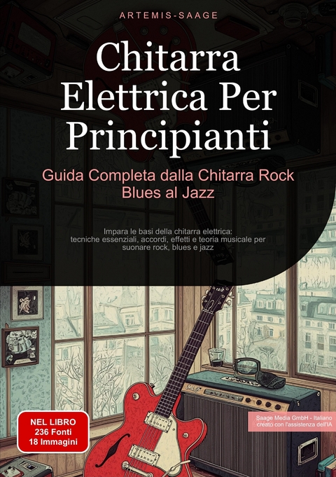 Chitarra Elettrica Per Principianti: Guida Completa dalla Chitarra Rock Blues al Jazz - Artemis Saage - Italiano
