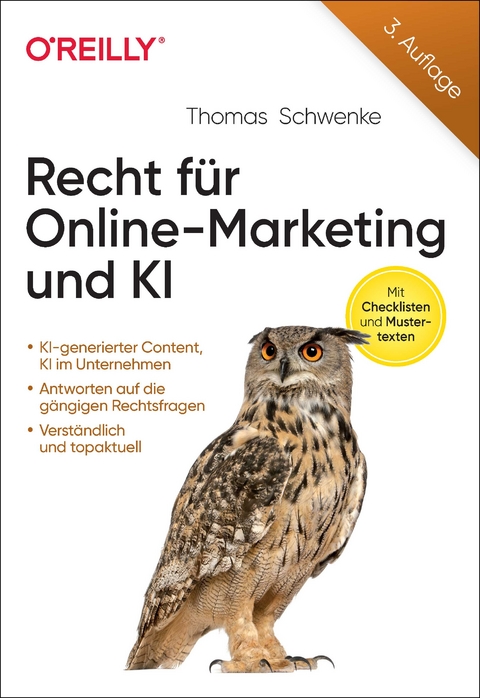 Recht f&uuml;r Online-Marketing und KI - Thomas Schwenke