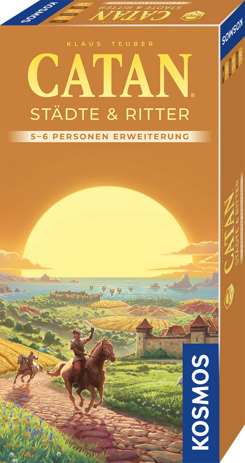 CATAN - St&auml;dte & Ritter - Erweiterung f&uuml;r 5-6 Personen - Klaus Teuber