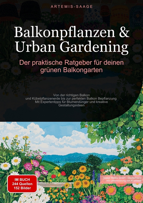 Balkonpflanzen & Urban Gardening: Der praktische Ratgeber f&uuml;r deinen gr&uuml;nen Balkongarten - Artemis Saage - Deutschland