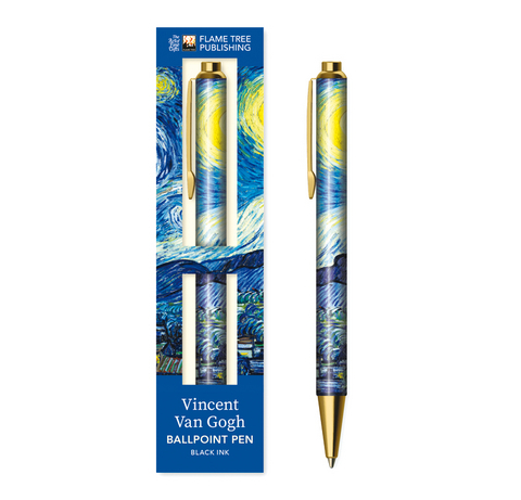 Premium Kugelschreiber: Vincent van Gogh, Sternennacht -  FlameTree Publishing