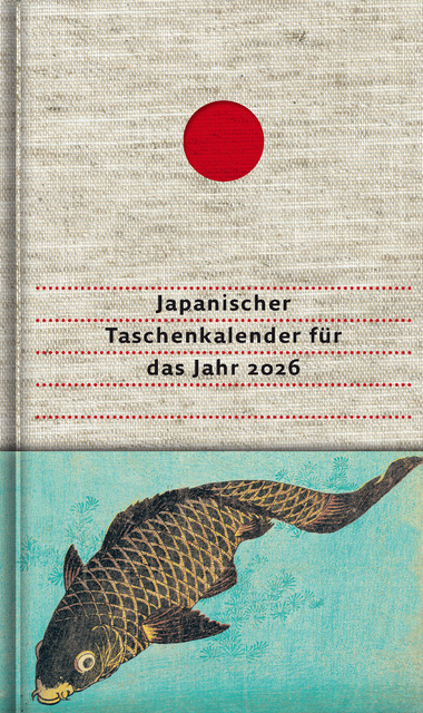 Japanischer Taschenkalender f&uuml;r das Jahr 2026 - Matsuo Bash&ocirc;