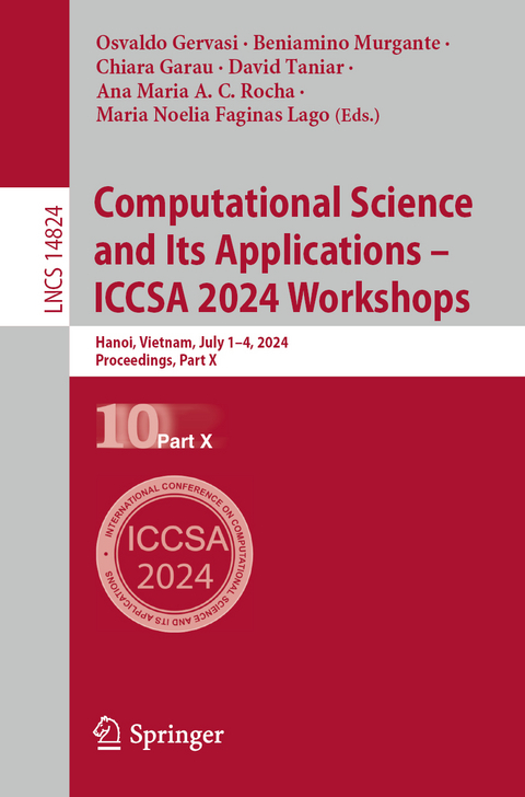 Computational Science and Its Applications – ICCSA 2024 Workshops - 