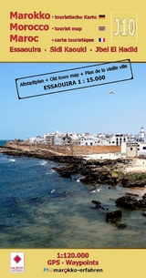 J10: Essaouira - Sidi Kaouki - Jbel El Hadid + Altstadtplan Essaouira - A. + B. Conrad