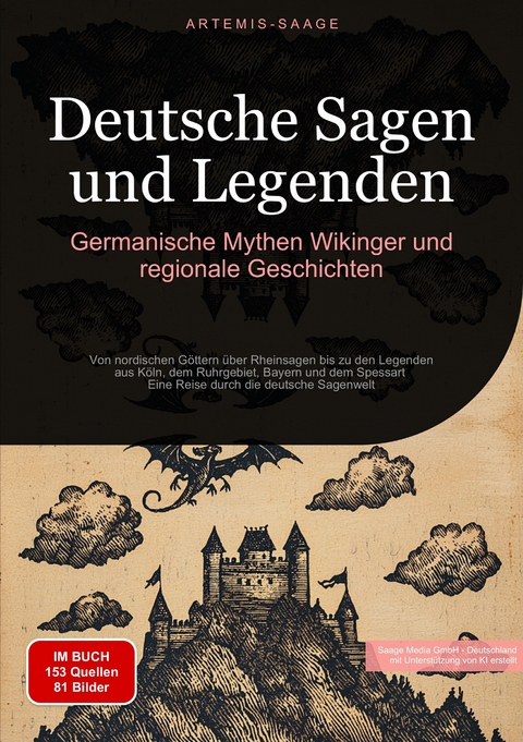 Deutsche Sagen und Legenden: Germanische Mythen, Wikinger und regionale Geschichten - Artemis Saage - Deutschland