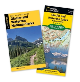 Best Easy Day Hiking Guide and Trail Map Bundle: Glacier and Waterton Lakes National Parks