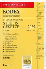 KODEX Studienausgabe Steuergesetze 2025 - Bodis, Andrei; Doralt, Werner