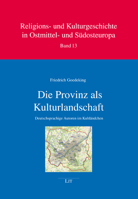 Die Provinz als Kulturlandschaft - Friedrich Goedeking