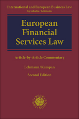 European Financial Services Law - Lehmann, Matthias; Kumpan, Christoph