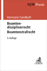 Beamtendisziplinarrecht - Beamtenstrafrecht - Herrmann, Klaus; Sandkuhl, Heide