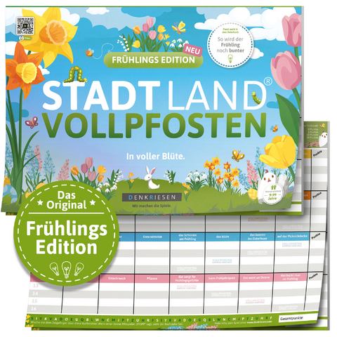 DENKRIESEN - STADT LAND VOLLPFOSTEN® - FRÜHLINGS EDITION - "In voller Blüte." A4 - Denis Görz, Ricardo Barreto
