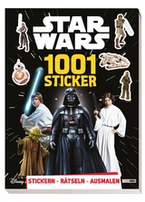 Star Wars: 1001 Sticker - Stickern - R&auml;tseln - Ausmalen -  Panini