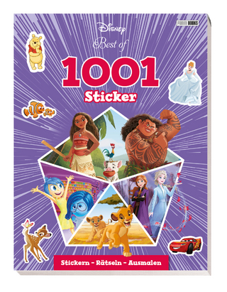 Disney Best of: 1001 Sticker - Stickern - Rätseln - Ausmalen