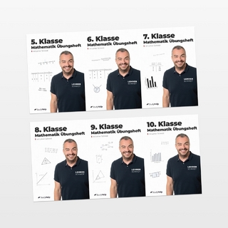 Mathe 5. bis 10. Klasse Übungsheft Set von Lehrer Schmidt