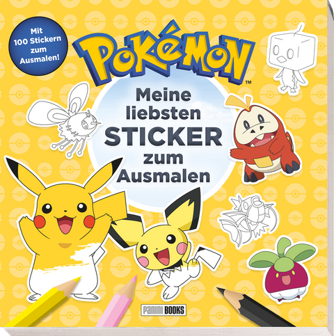 Pok&eacute;mon: Meine liebsten Sticker zum Ausmalen -  Panini,  Pok&eacute;mon