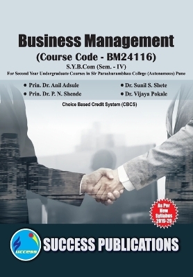 Business Management - Dr Dr Sunil S S Prin Anil Adsule
