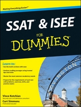 SSAT and ISEE For Dummies - Vince Kotchian, Curt Simmons