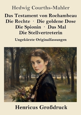 Das Testament von Rochambeau / Die Rechte / Die goldene Dose / Die Spionin / Das Mal / Die Stellvertreterin (Großdruck)