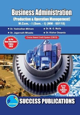 Production and  Operation Management - Dr Dr Prin Ni Shivaji D Takalkar