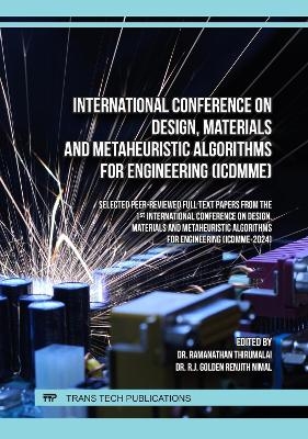 International Conference on Design, Materials and Metaheuristic Algorithms for Engineering (ICDMME)