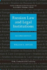 Russian Law and Legal Institutions - Butler, William E