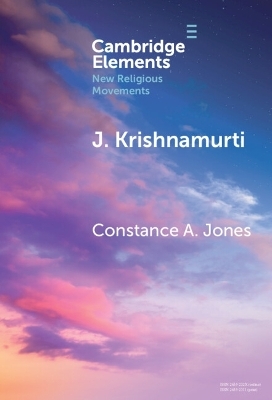 J. Krishnamurti - Constance A. Jones