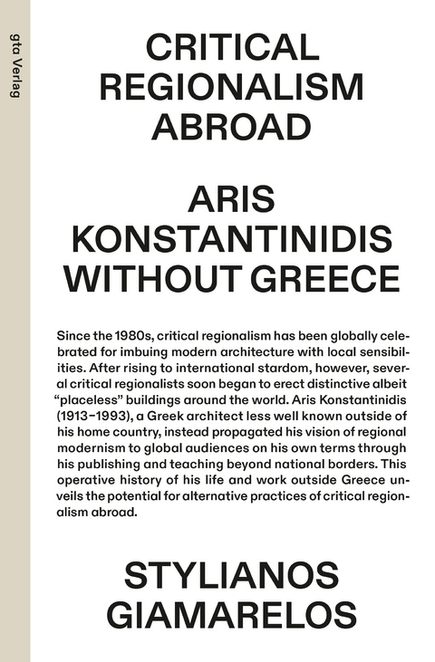 Critical Regionalism Abroad - Stylianos Giamarelos
