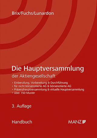 Die Hauptversammlung der Aktiengesellschaft