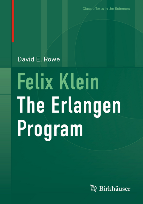 Felix Klein - David E. Rowe