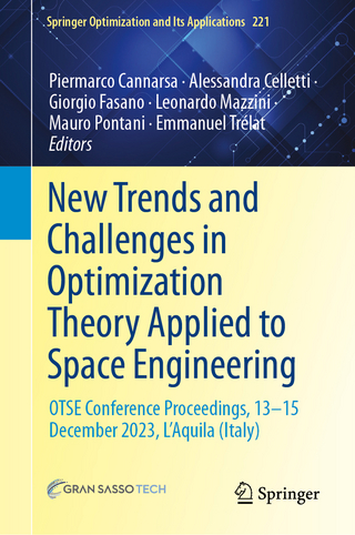 New Trends and Challenges in Optimization Theory Applied to Space Engineering
