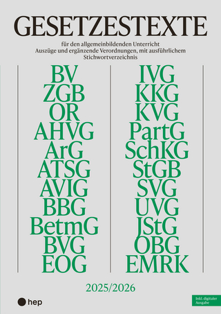 Gesetzestexte 2025/2026 (Print inkl. digitaler Ausgabe)