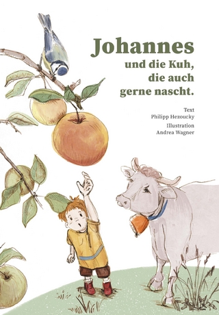Johannes und die Kuh, die auch gerne nascht.