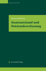 Staatsnotstand und Notstandsverfassung - Klebelsberg Florian