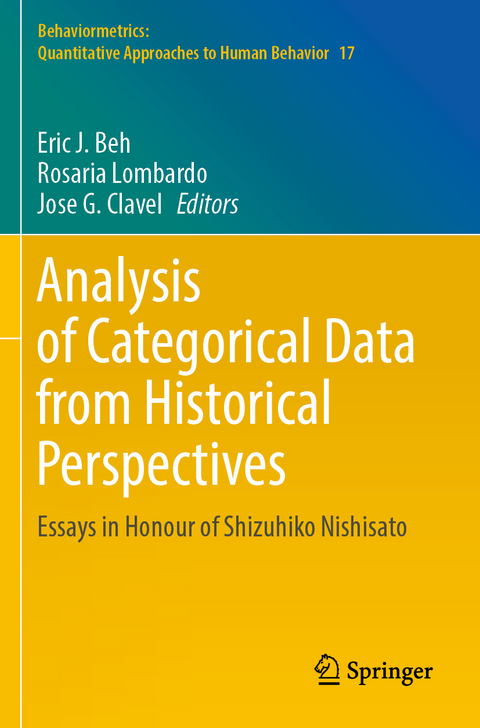 Analysis of Categorical Data from Historical Perspectives - 