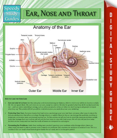Ear, Nose and Throat - Speedy Publishing
