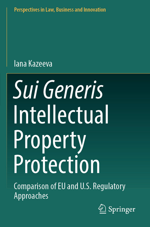 Sui Generis Intellectual Property Protection - Iana Kazeeva
