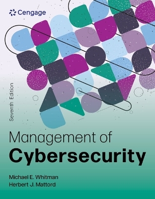 Management of Cybersecurity - Michael Whitman, Herbert Mattord