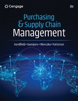 Purchasing and Supply Chain Management - Handfield, Robert; Giunipero, Larry; Monczka, Robert; Patterson, James