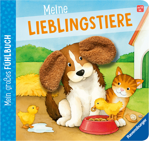 Mein gro&szlig;es F&uuml;hlbuch: Meine Lieblingstiere - Sandra Grimm