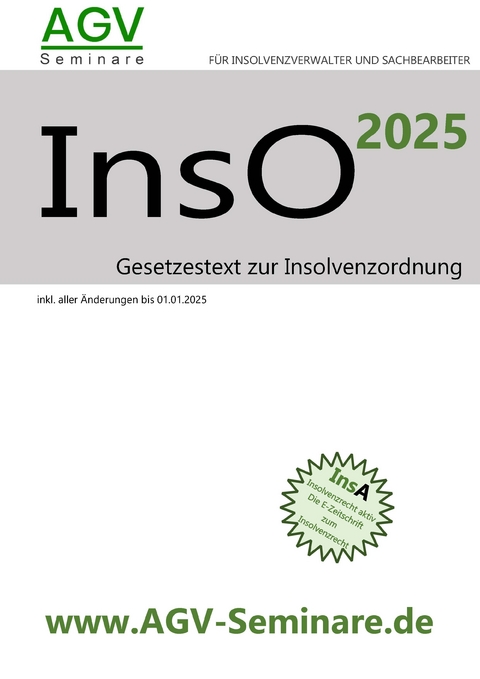 InsO 2025 - Dr. Thorsten Graeber