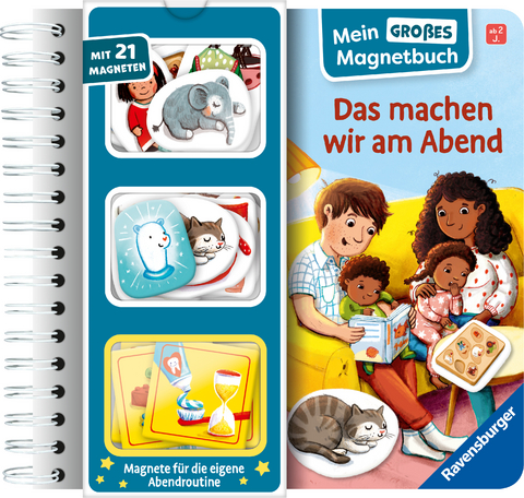 Mein gro&szlig;es Magnetbuch - Das machen wir am Abend - Aurelia Streck