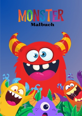 Malbuch Monster DIN A4