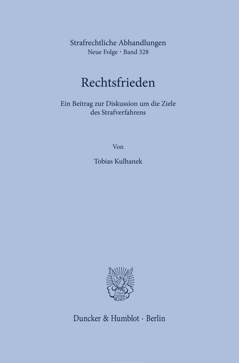 Rechtsfrieden - Tobias Kulhanek