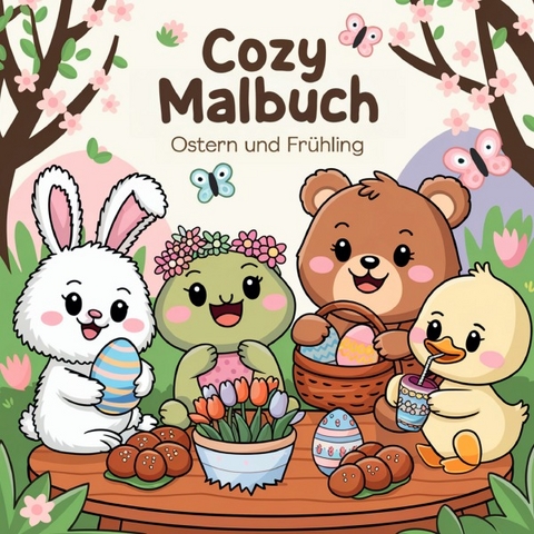 Cozy Malbuch Ostern und Fr&uuml;hling - Anne Dreams