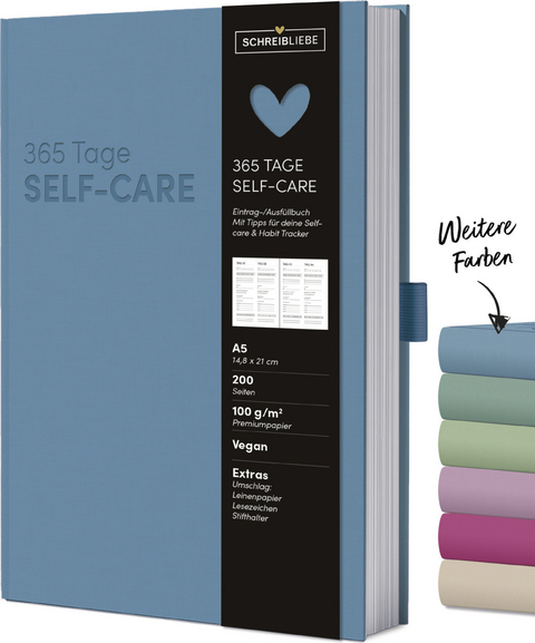 Self-care Tagebuch Aqua - 