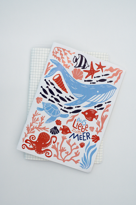 Notizheft Artwork Ozean