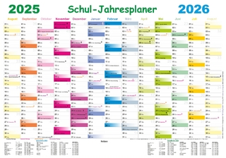 Schul-Jahresplaner 2025/2026