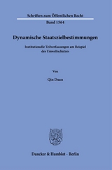 Dynamische Staatszielbestimmungen - Qin Duan